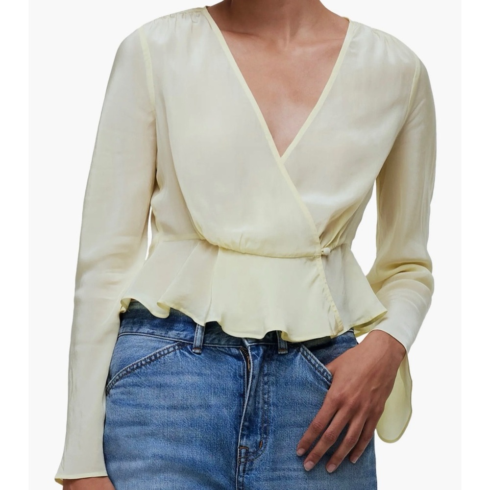 Madewell Bell Sleeve Wrap Top